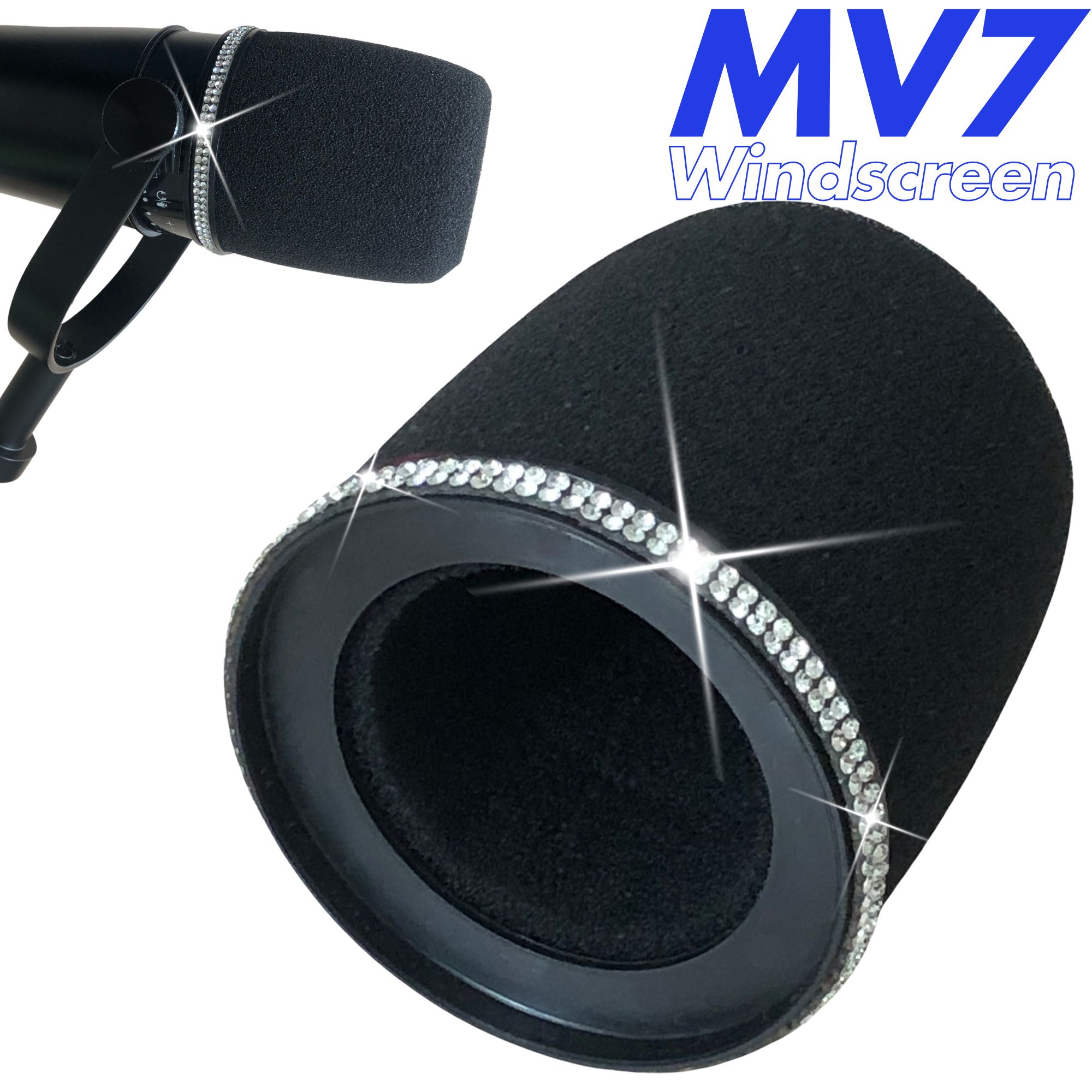 Shure Mic Mv7 - Filtro anti-pop Shining MV7 per microfoni
