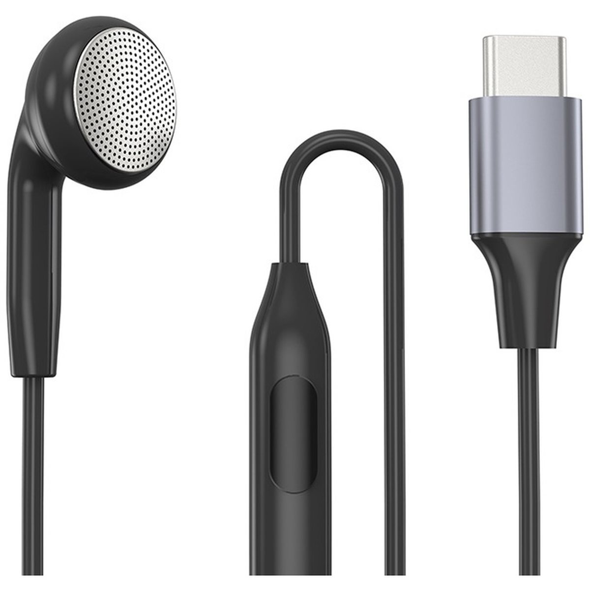 Wired Earphone Mic - Auricolare singolo DT75BG Type C con