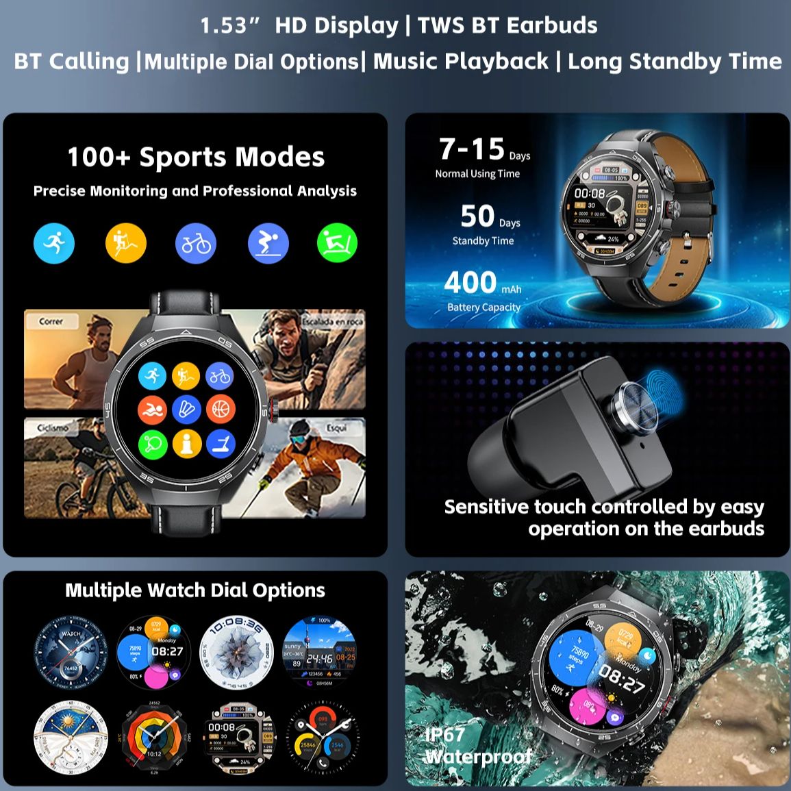 Auricolare NFC Smart Watch 2 i - Sports Earphone Hook recensione e prezzo