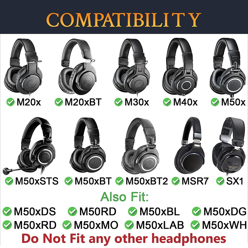 Cuscinetti auricolari di ricam - Audio Technica Headphone Ath-M50X recensione e prezzo