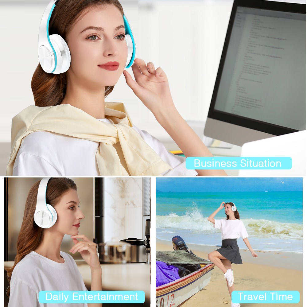 Cuffie Musicali Colorate 2026, - Bluetooth Headset On Ear recensione e prezzo