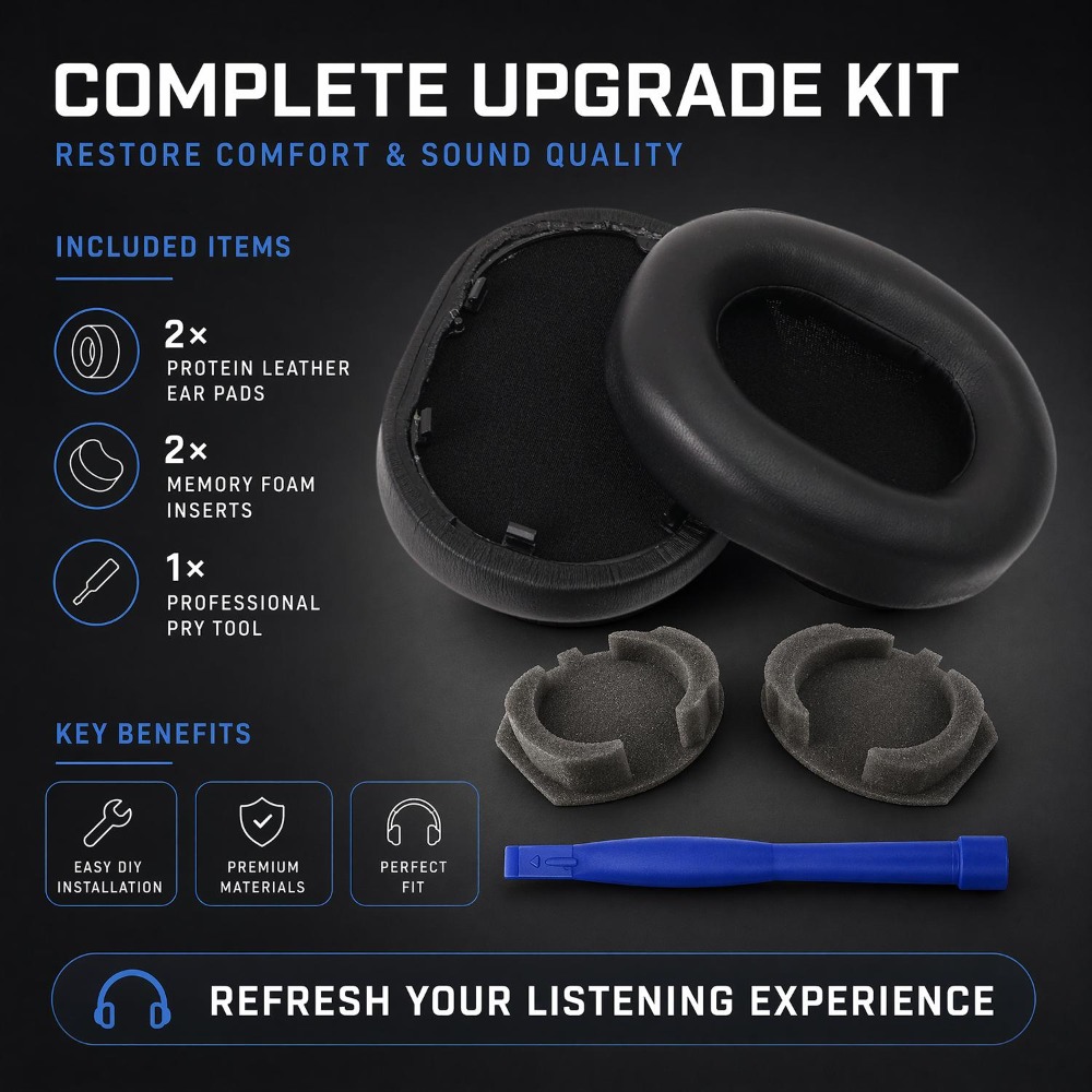 1 Paio di Cuscinetti di Ricamb - Sony Headphone Wh-1000Xm5 recensione e prezzo