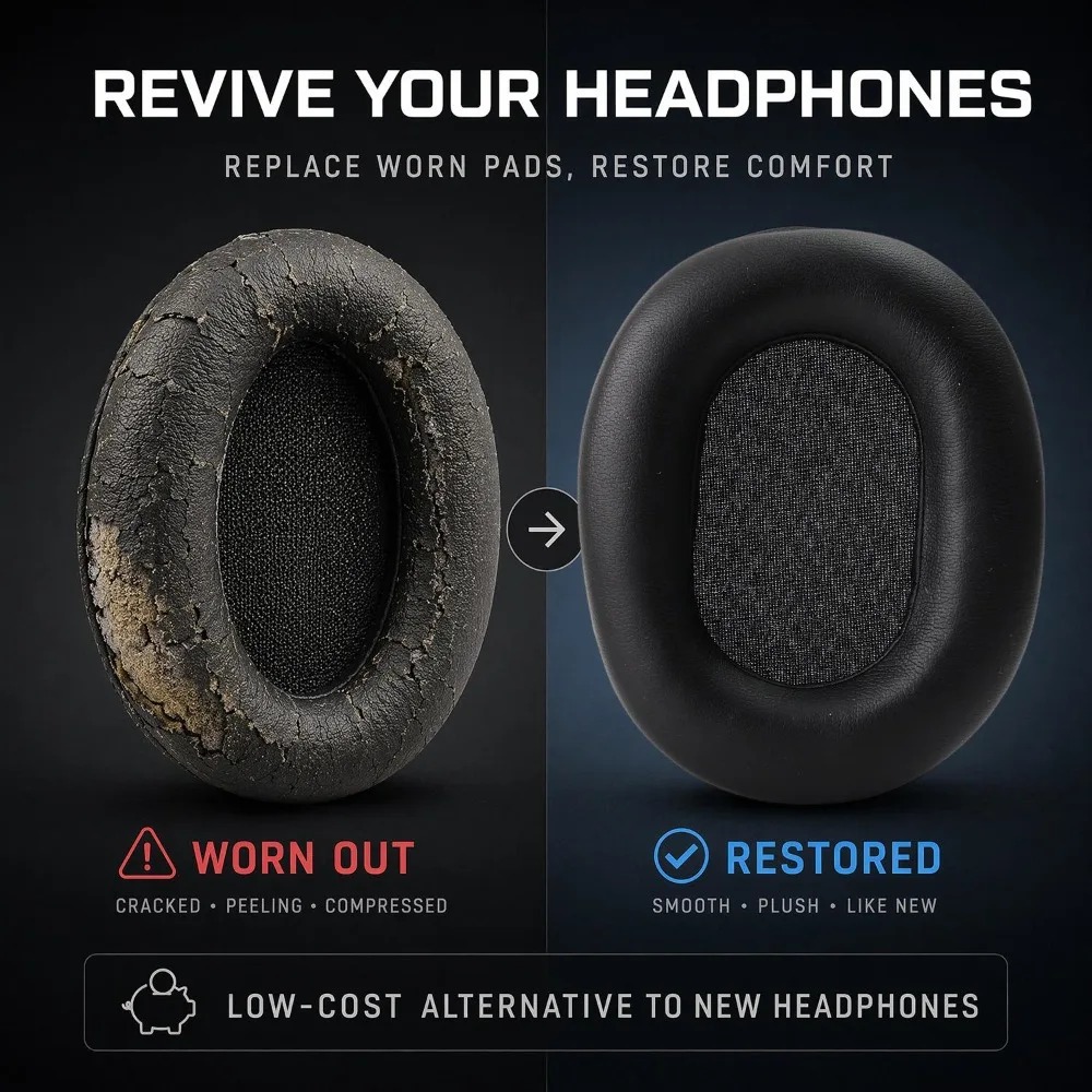 1 Paio di Cuscinetti di Ricamb - Sony Headphone Wh-1000Xm5 recensione e prezzo
