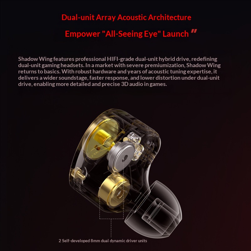 Auricolari KZ Shadow Wing con  - Wired Earphone Mic recensione e prezzo