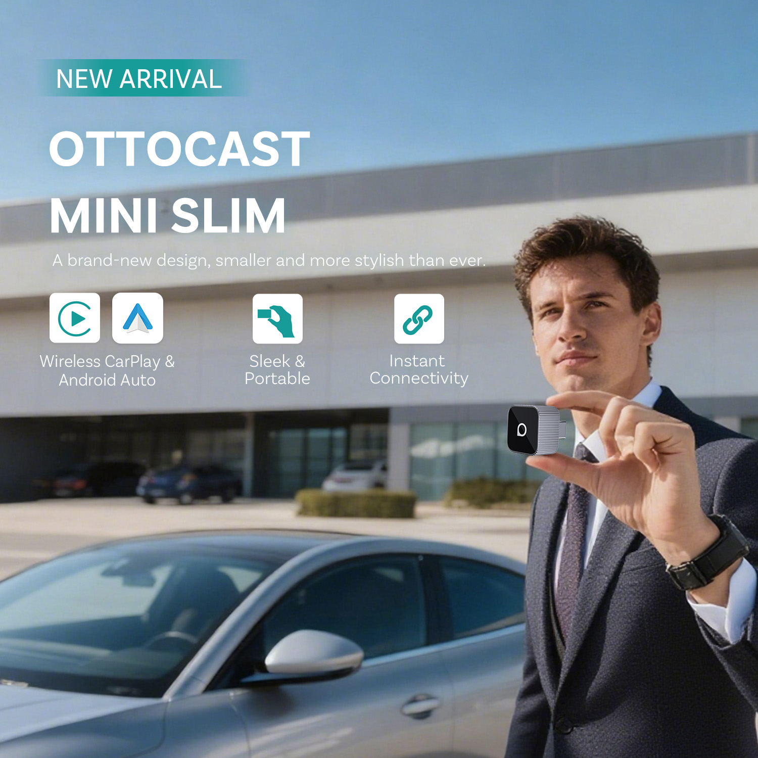 Ottocast Mini Slim Wireless Ca - Bluetooth Adapter Receiver recensione e prezzo
